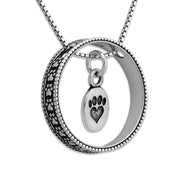 Paw Print Enhancer with We Love Paws Necklace