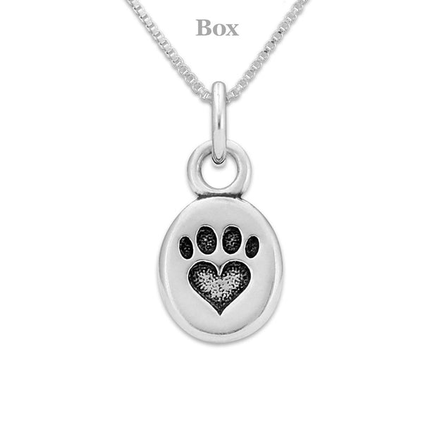 Paw Necklace, We Love Paws Pendant