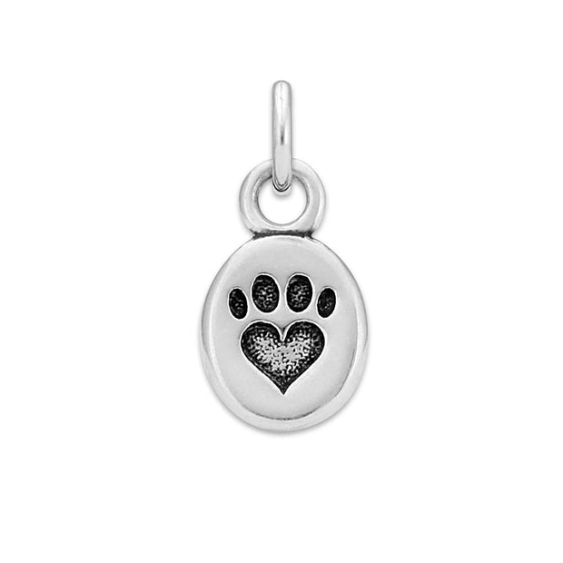 Paw Necklace, We Love Paws Pendant