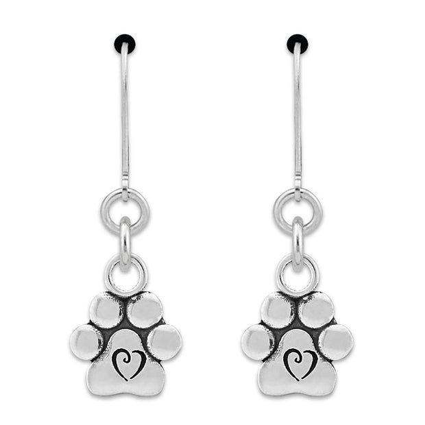 Puppy Love Paw Dangle Earrings