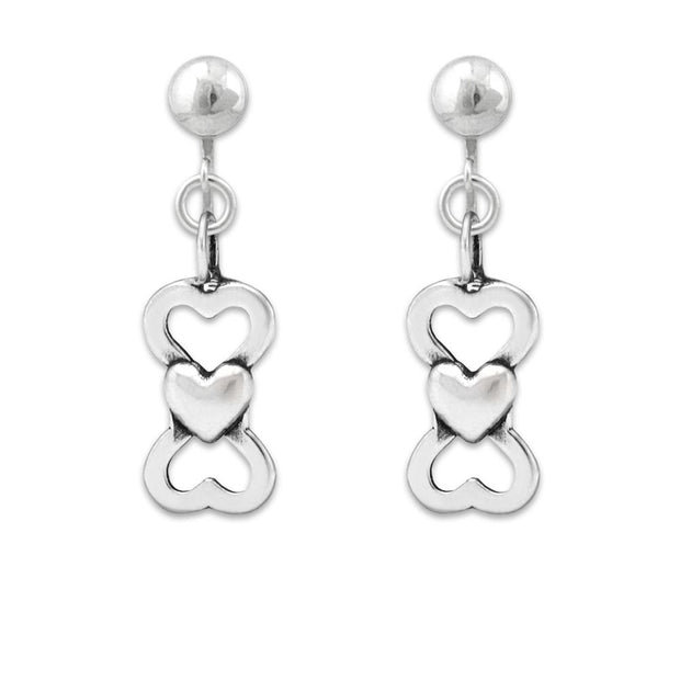 Bone and Heart Earrings, I Love Treats