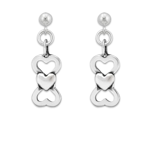 Bone and Heart Earrings, I Love Treats