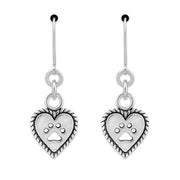 Paw and Heart Earrings, Roped Into Your Love Heart