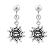 Sun and Paw Earrings, You Light Up My Life Earrings