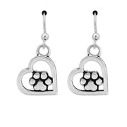 Heart and Paw Earrings, You Walked Into My Heart