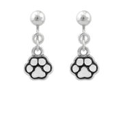 Petite Paw Earrings, Tiny Paws