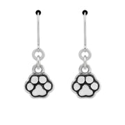 Petite Paw Earrings, Tiny Tot Paws