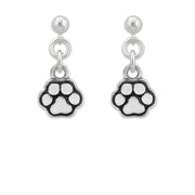 Petite Paw Earrings, Tiny Tot Paws