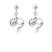 Paw Print Earrings, Infinite Love