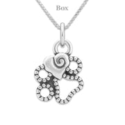 Paw Print Necklace, Endless Love Pendant