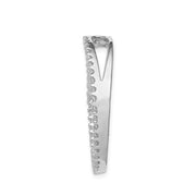 CZ Pendant Enhancer in Sterling Silver with Rhodium Plating