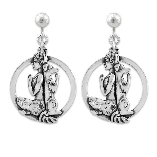 Momaste Earrings Doga Jewelry in Sterling Silver