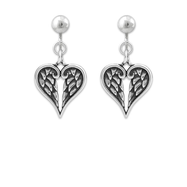 Sterling Silver Angel Earrings