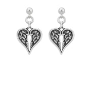 Sterling Silver Angel Earrings