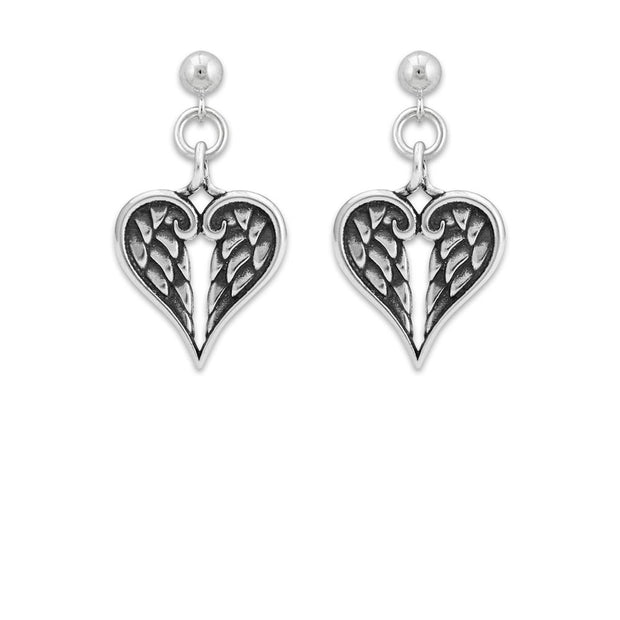 Sterling Silver Angel Earrings