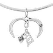 I Love My Airedale Terrier Necklace