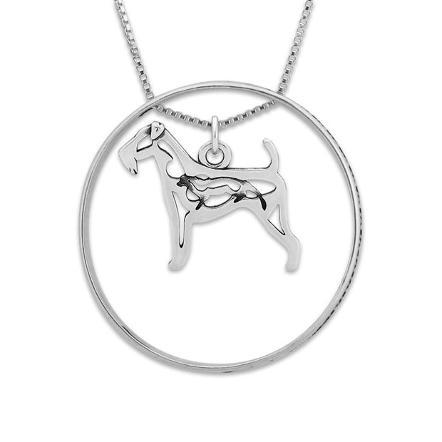 Sterling Silver Airedale Terrier Fine Jewelry