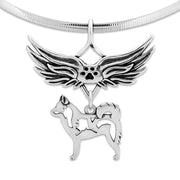 Alaskan Klee Kai Memorial Pendant, Pet Bereavement Gift