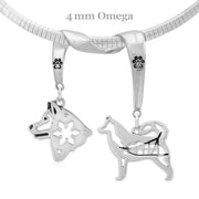 Alaskan Malamute Luxury Necklace in Sterling Silver