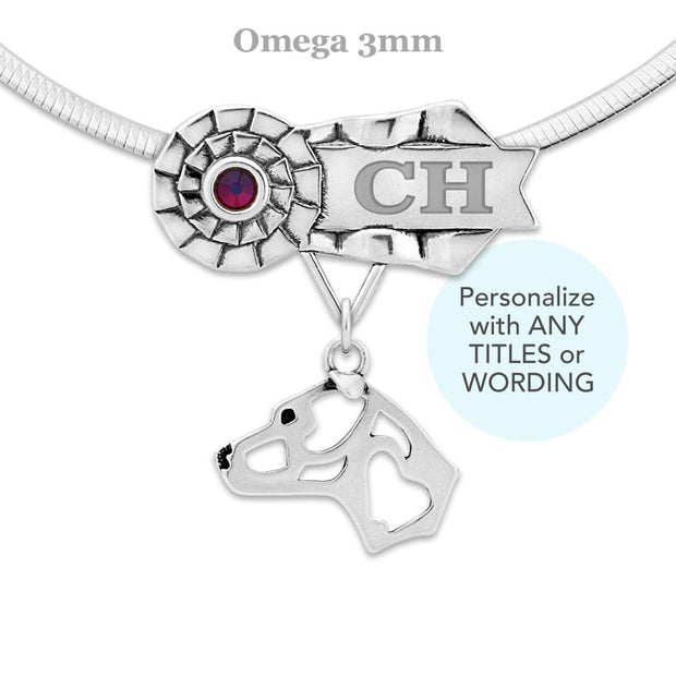 AmStaff Customized Rosette Necklace, MACH Jewelry