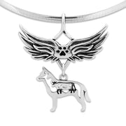 Australian Cattle Dog Memorial Pendant, Pet Loss Jewelry