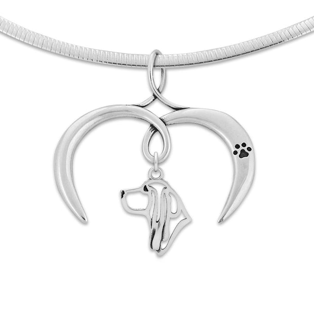 I Love My Basset Hound Necklace Jewelry