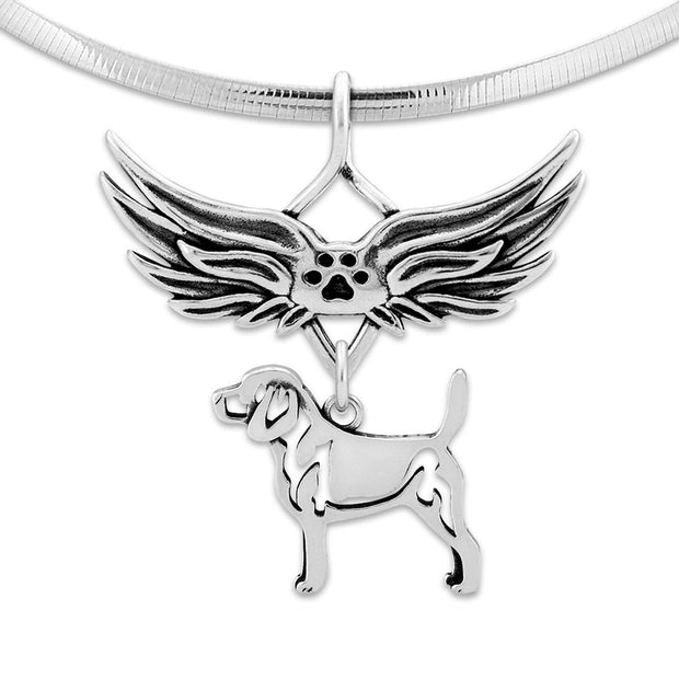 Beagle Memorial Pendant, Pet Loss Jewelry