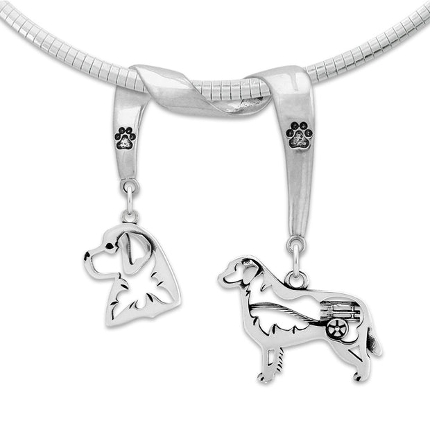 Sterling Silver Bernese Mountain Dog Necklace & Gifts