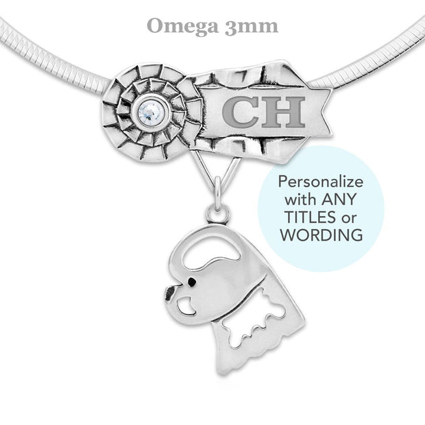 Personalized Best In Show Bichon Frise Necklace