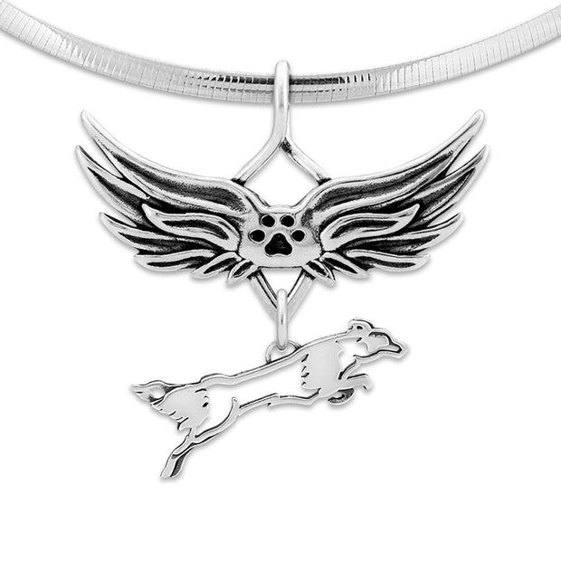 Border Collie Memorial Necklace