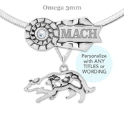 Personalized Best In Show Border Collie Necklace, Custom Dog Title Gifts