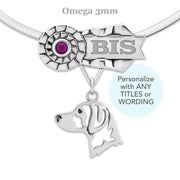 Personalized Best In Show Brittany Necklace, PACH Jewelry