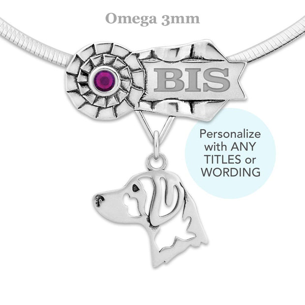 Personalized Best In Show Brittany Necklace, PACH Jewelry