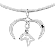 I Love My Bull Terrier Necklace