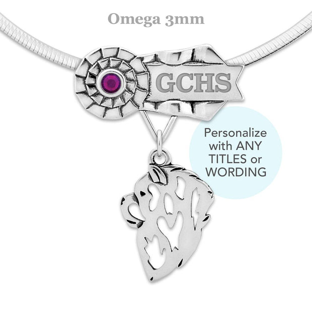 Personalized Best In Show Chow Chow Necklace, GCH Jewelry