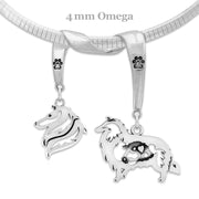 Sterling Silver Collie Necklace & Gifts, Rough Coat