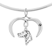 I Love My Dalmatian Necklace Jewelry