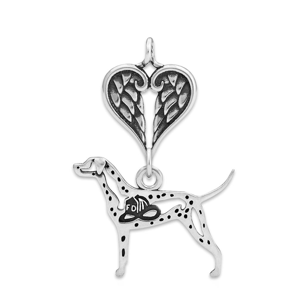 .925 Sterling hotsell Silver Dog Dalmatian Jewelry Charm