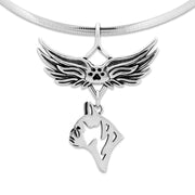 French Bulldog Angel Wing Necklace