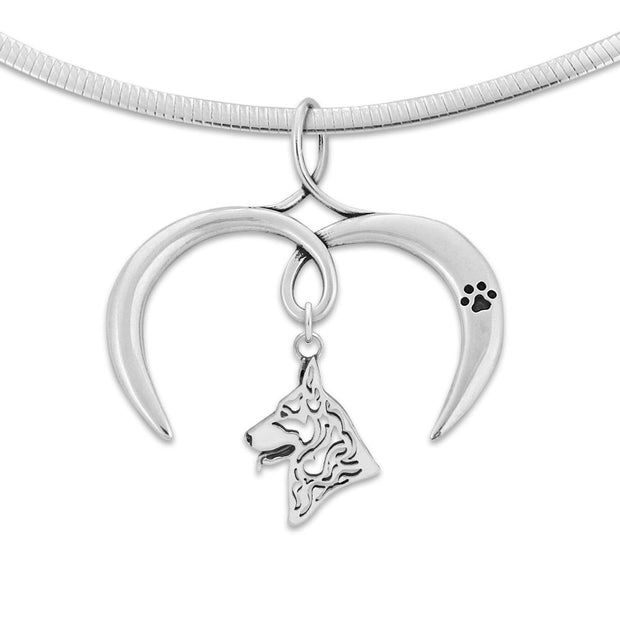 I Love My German Shepherd Dog Necklace Jewelry