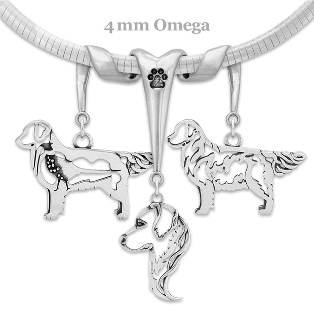 Sterling Silver Golden Retriever Necklace & Fine Jewelry