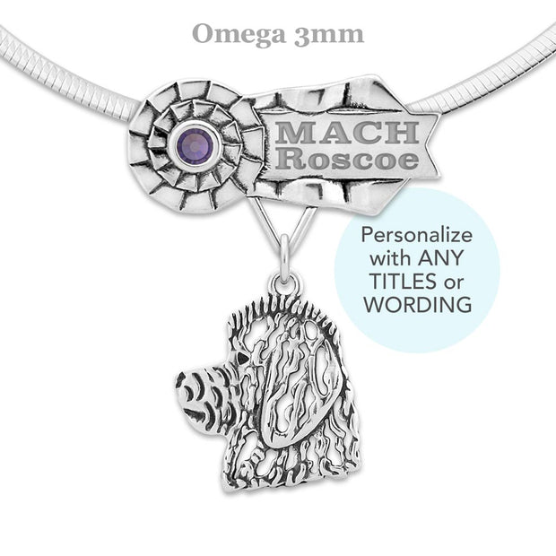 Personalized OTCH Goldendoodle Necklace, NOC Jewelry