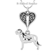 Irish Wolfhound Angel Pendant, Custom Memorial Keepsakes