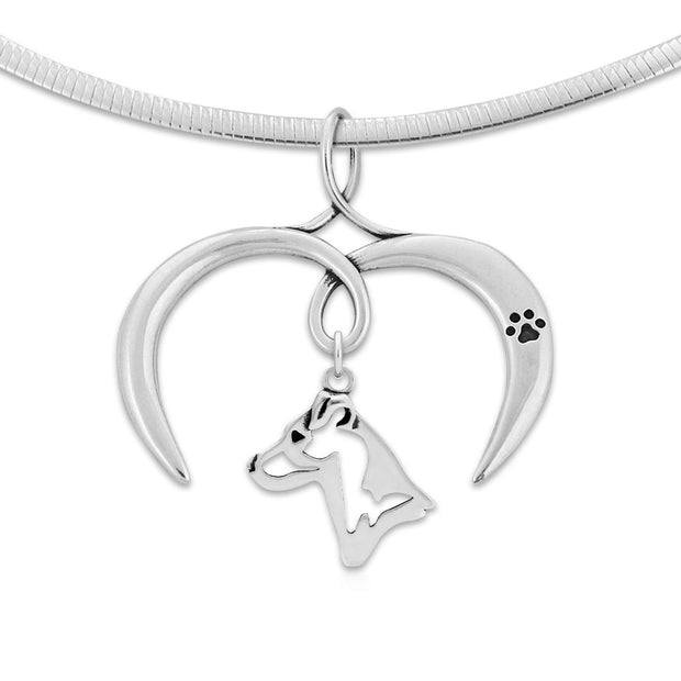 I Love My Jack Russell Terrier Necklace