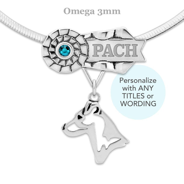 Personalized Best In Show Parson Russell Terrier Necklace, MACH Jewelry