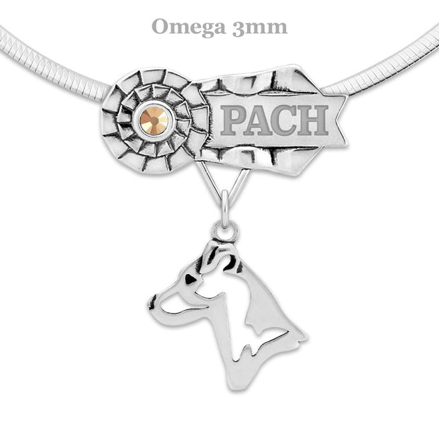 Personalized Best In Show Parson Russell Terrier Necklace, MACH Jewelry