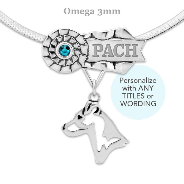 Personalized Best In Show Jack Russell Terrier Necklace,  MACH Jewelry