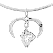 I Love My Keeshond Necklace Jewelry