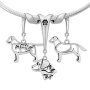 Sterling Silver Labrador Retriever Necklace & Fine Jewelry