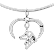 I Love My Nova Scotia Duck Tolling Retriever Necklace Jewelry